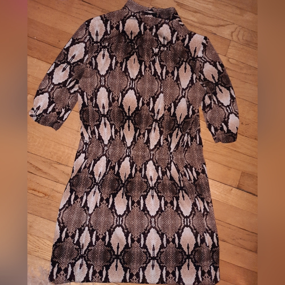 Snake Print Dress - White House Black Market